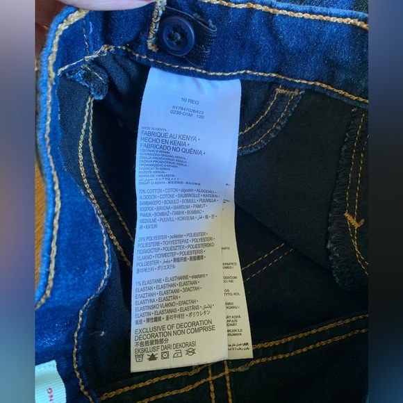 Levi’s girl’s size 10 Jegging with adjustable waist - Picture 2 of 7